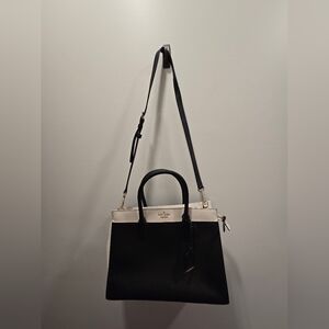 Kate Spade black and cream shoulder bag